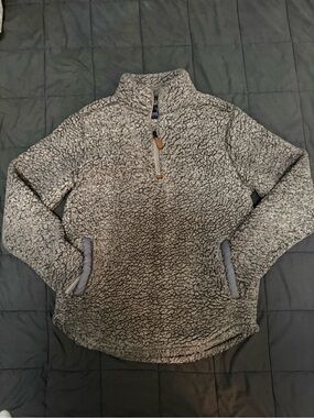 Simply Southern brown quarter zip fleece Size M #loungewear #outdoor